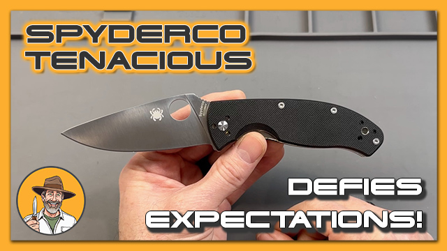 Spyderco Tenacious Review – The 8CR13 EDC That Defies Expectations!