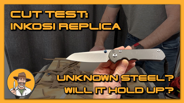Cut Test: CRK “Inkosi” Replica With Unknown Steel