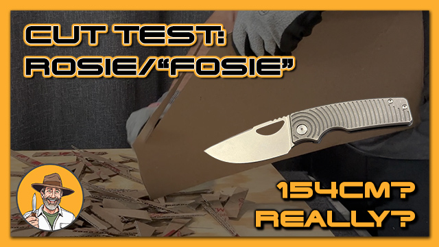 Cut Test: Oz Rosie/“Fosie” In 154CM vs Cardboard – Who Will Win?