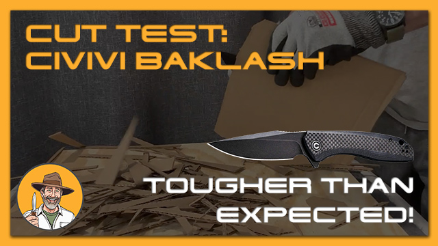 Civivi Baklash Cut Test – Way Tougher Than Expected!