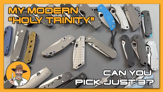 My Modern Holy Trinity of Knives: Three Best Folders in My Collection