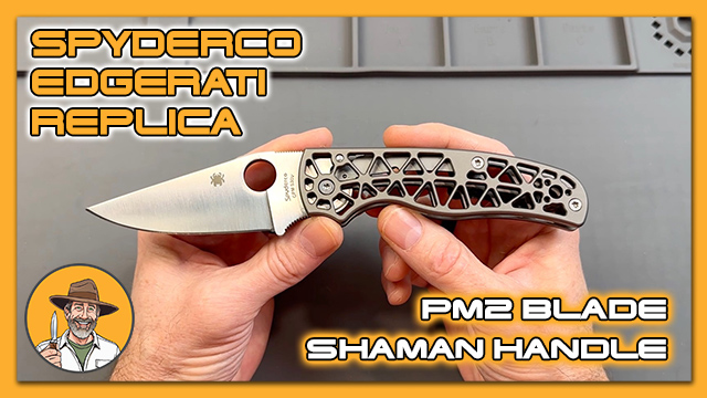 Spyderco Edgerati Replica Review: PM2 Blade Meets Shaman Handle