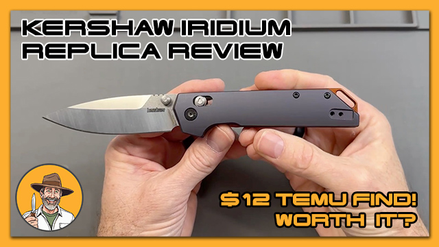 Kershaw Iridium Replica Review: $12 Temu Find Worth It?