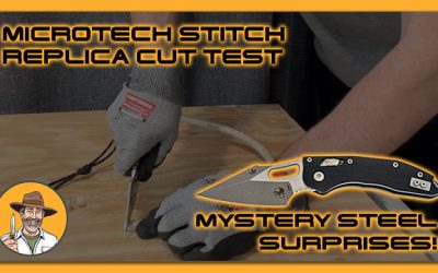 Microtech Stitch Replica Cut Test: Mystery Steel Surprises!