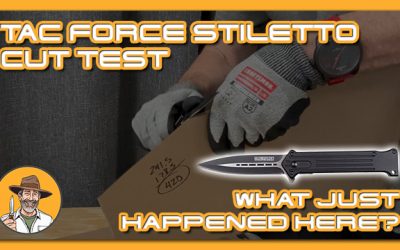 Tac Force Stiletto Cut Test: What Just Happened Here?!