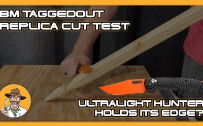 BM Taggedout Replica Cut Test: Ultralight Hunter Holds Its Edge?
